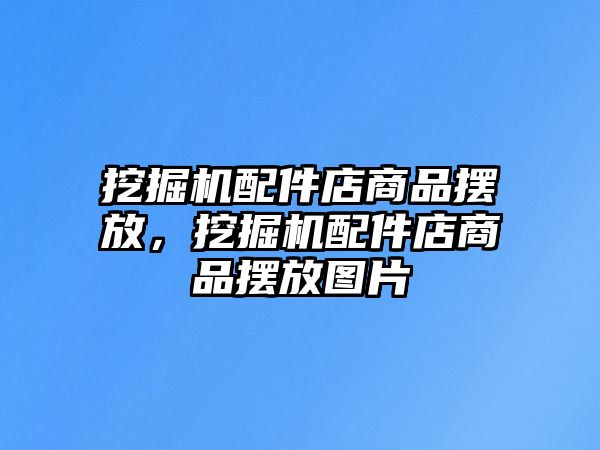 挖掘機(jī)配件店商品擺放，挖掘機(jī)配件店商品擺放圖片