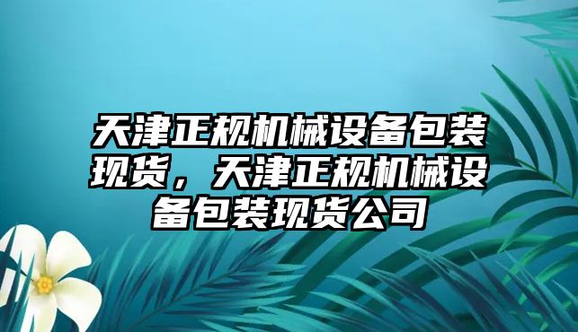 天津正規(guī)機械設備包裝現(xiàn)貨，天津正規(guī)機械設備包裝現(xiàn)貨公司