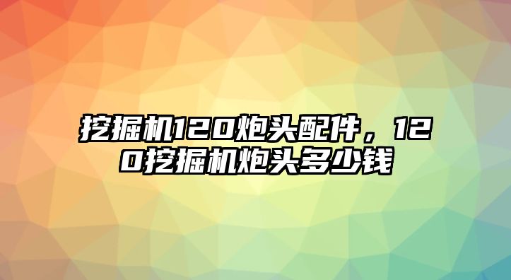 挖掘機120炮頭配件，120挖掘機炮頭多少錢