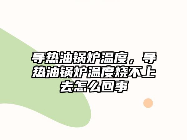 導(dǎo)熱油鍋爐溫度，導(dǎo)熱油鍋爐溫度燒不上去怎么回事