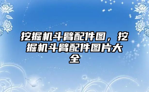 挖掘機斗臂配件圖，挖掘機斗臂配件圖片大全