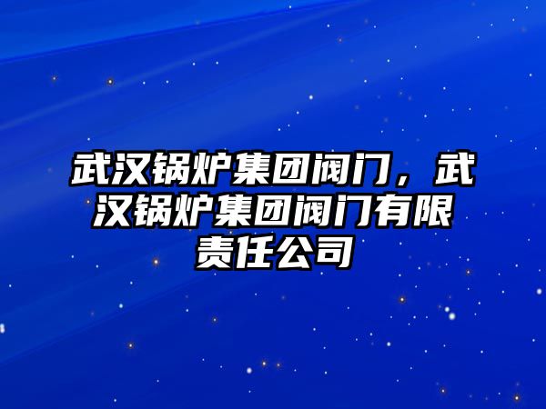 武漢鍋爐集團閥門，武漢鍋爐集團閥門有限責任公司