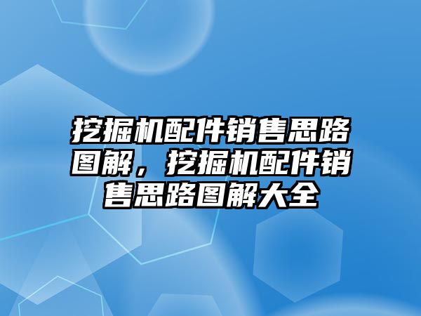 挖掘機配件銷售思路圖解，挖掘機配件銷售思路圖解大全