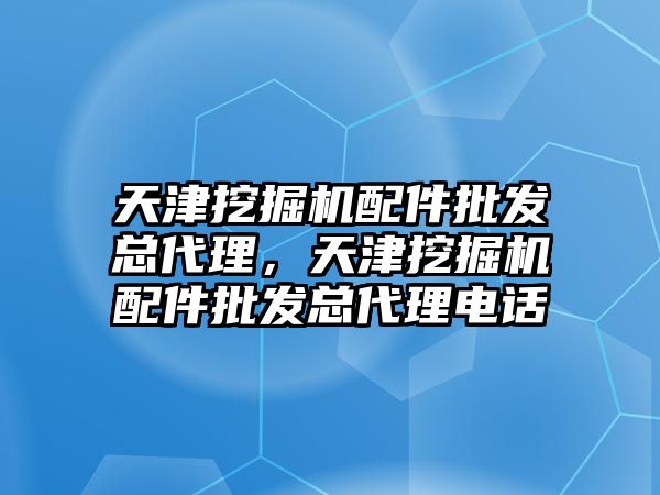 天津挖掘機配件批發(fā)總代理，天津挖掘機配件批發(fā)總代理電話