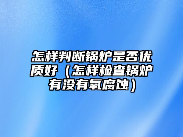 怎樣判斷鍋爐是否優(yōu)質(zhì)好（怎樣檢查鍋爐有沒有氧腐蝕）