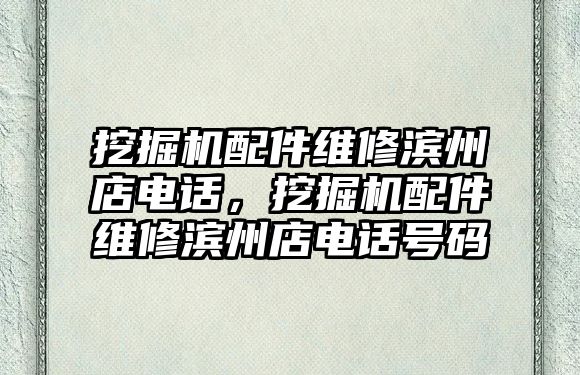 挖掘機(jī)配件維修濱州店電話，挖掘機(jī)配件維修濱州店電話號(hào)碼