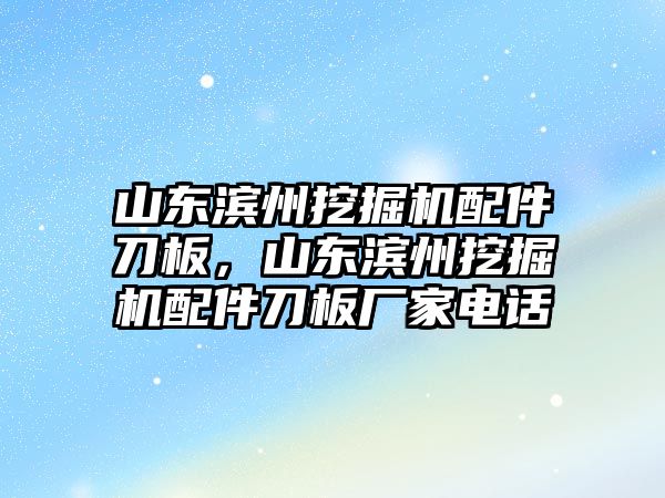 山東濱州挖掘機配件刀板，山東濱州挖掘機配件刀板廠家電話