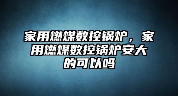 家用燃煤數控鍋爐，家用燃煤數控鍋爐安大的可以嗎