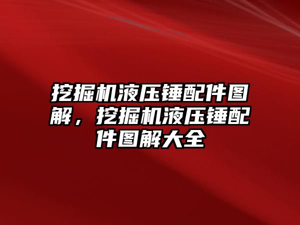 挖掘機液壓錘配件圖解，挖掘機液壓錘配件圖解大全