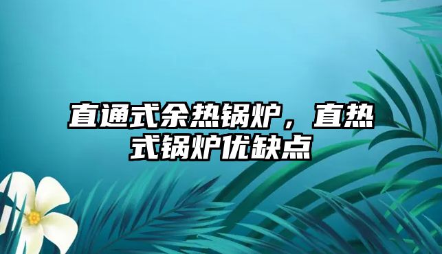 直通式余熱鍋爐，直熱式鍋爐優(yōu)缺點