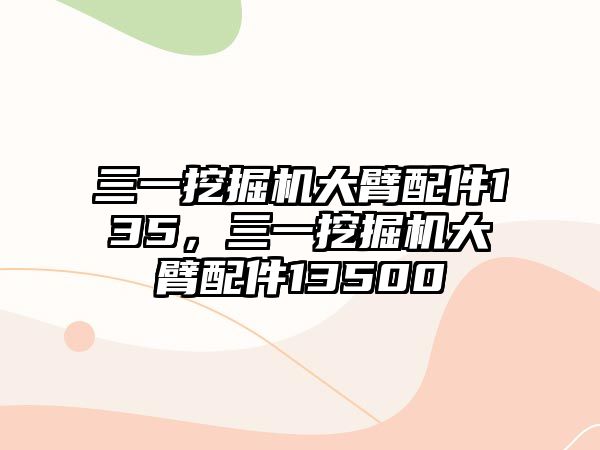 三一挖掘機大臂配件135，三一挖掘機大臂配件13500