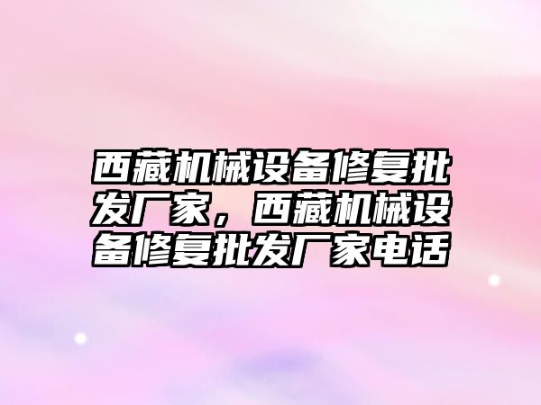 西藏機械設(shè)備修復批發(fā)廠家，西藏機械設(shè)備修復批發(fā)廠家電話