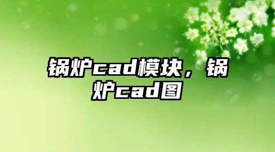 鍋爐cad模塊，鍋爐cad圖