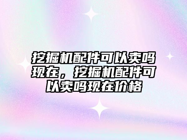 挖掘機配件可以賣嗎現(xiàn)在，挖掘機配件可以賣嗎現(xiàn)在價格