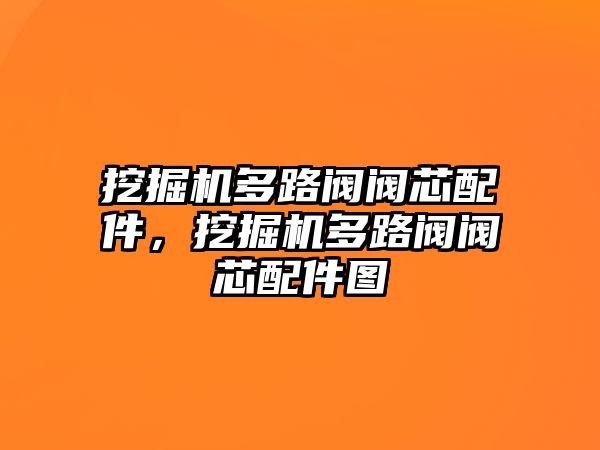 挖掘機多路閥閥芯配件，挖掘機多路閥閥芯配件圖