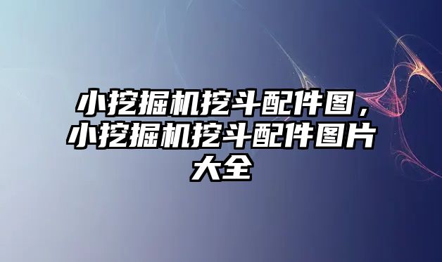 小挖掘機(jī)挖斗配件圖，小挖掘機(jī)挖斗配件圖片大全