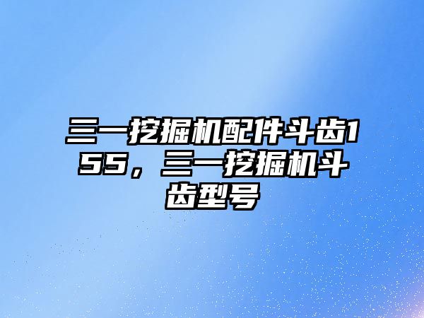 三一挖掘機配件斗齒155，三一挖掘機斗齒型號