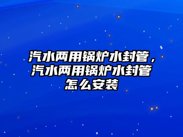 汽水兩用鍋爐水封管，汽水兩用鍋爐水封管怎么安裝