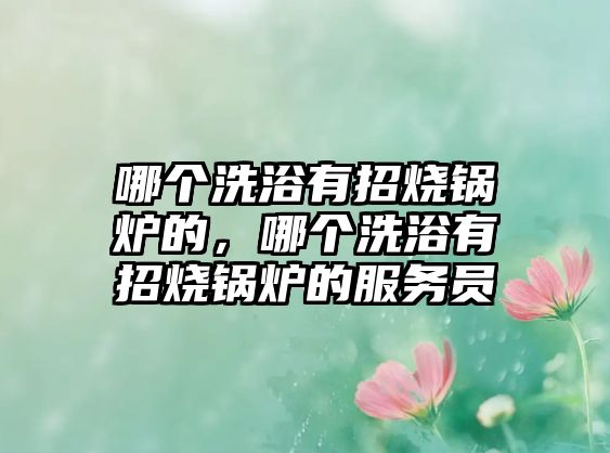 哪個洗浴有招燒鍋爐的，哪個洗浴有招燒鍋爐的服務(wù)員