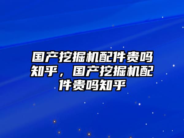 國產(chǎn)挖掘機配件貴嗎知乎，國產(chǎn)挖掘機配件貴嗎知乎