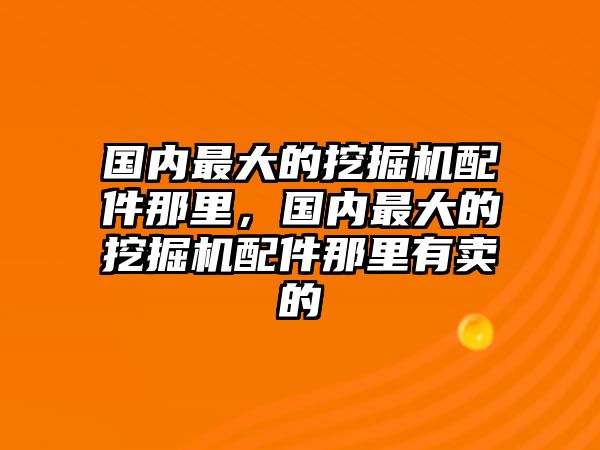 國內(nèi)最大的挖掘機(jī)配件那里，國內(nèi)最大的挖掘機(jī)配件那里有賣的