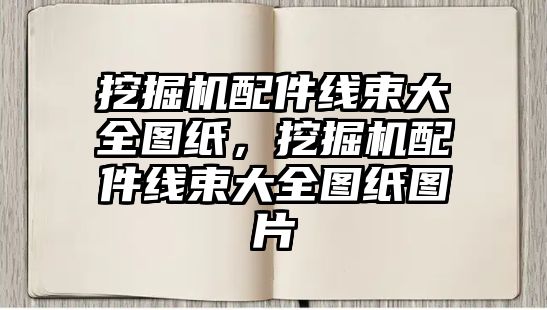 挖掘機配件線束大全圖紙，挖掘機配件線束大全圖紙圖片