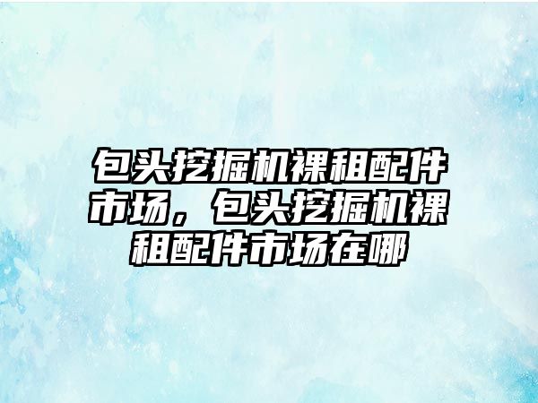 包頭挖掘機(jī)裸租配件市場，包頭挖掘機(jī)裸租配件市場在哪