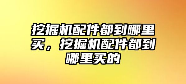 挖掘機(jī)配件都到哪里買，挖掘機(jī)配件都到哪里買的