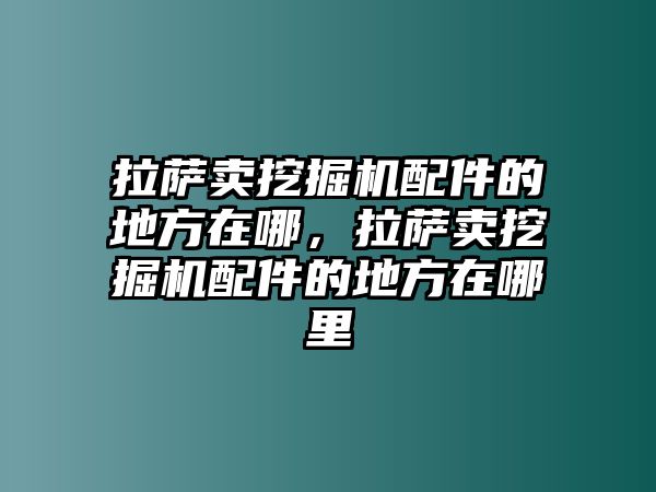 拉薩賣挖掘機(jī)配件的地方在哪，拉薩賣挖掘機(jī)配件的地方在哪里