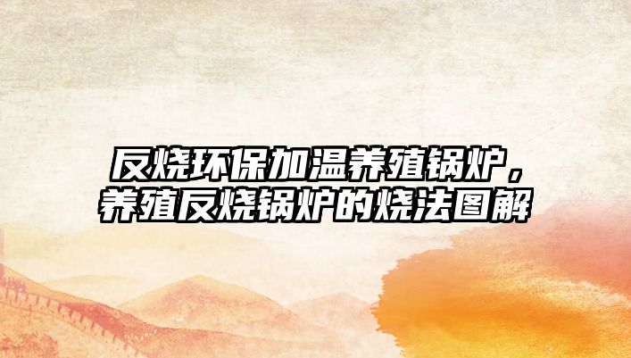 反燒環(huán)保加溫養(yǎng)殖鍋爐，養(yǎng)殖反燒鍋爐的燒法圖解