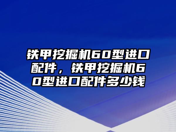 鐵甲挖掘機(jī)60型進(jìn)口配件，鐵甲挖掘機(jī)60型進(jìn)口配件多少錢