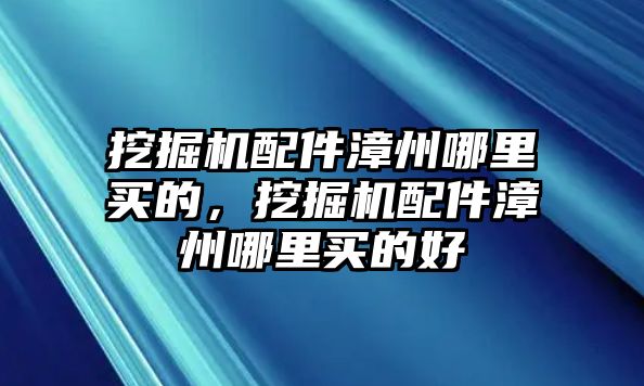 挖掘機(jī)配件漳州哪里買(mǎi)的，挖掘機(jī)配件漳州哪里買(mǎi)的好