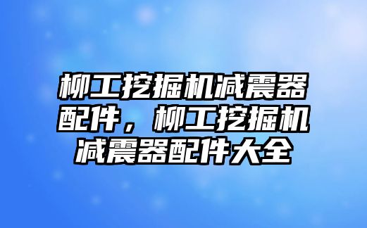 柳工挖掘機減震器配件，柳工挖掘機減震器配件大全