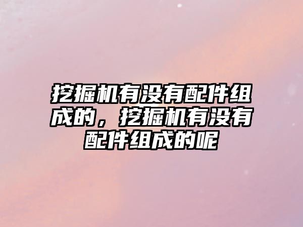 挖掘機有沒有配件組成的，挖掘機有沒有配件組成的呢