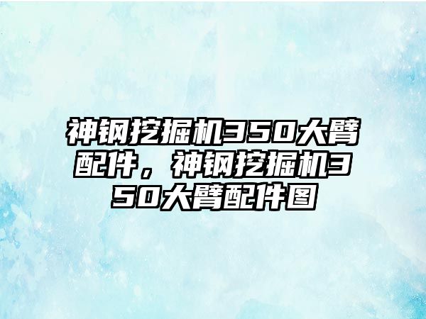 神鋼挖掘機(jī)350大臂配件，神鋼挖掘機(jī)350大臂配件圖