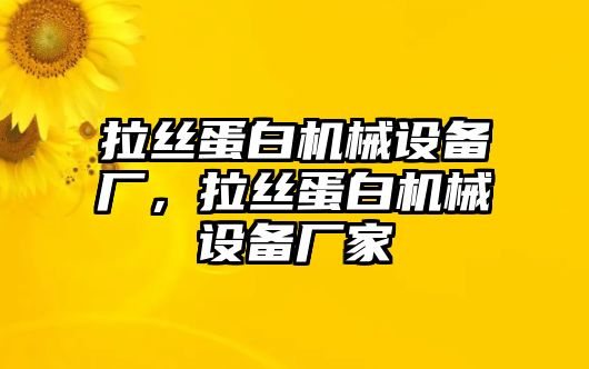 拉絲蛋白機(jī)械設(shè)備廠，拉絲蛋白機(jī)械設(shè)備廠家