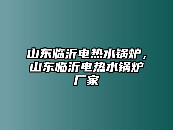 山東臨沂電熱水鍋爐，山東臨沂電熱水鍋爐廠家