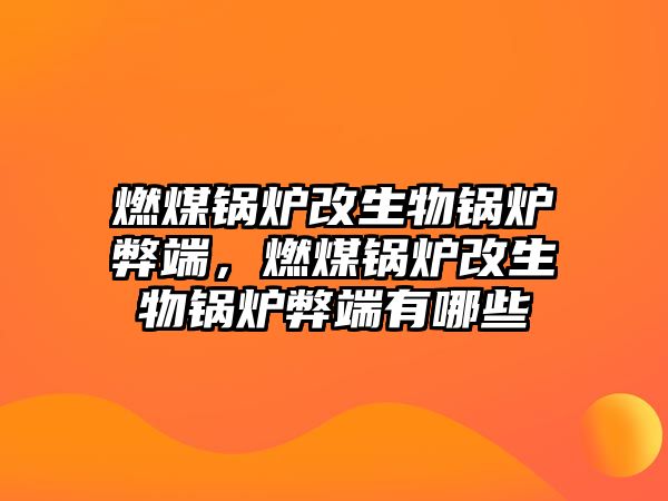 燃煤鍋爐改生物鍋爐弊端，燃煤鍋爐改生物鍋爐弊端有哪些