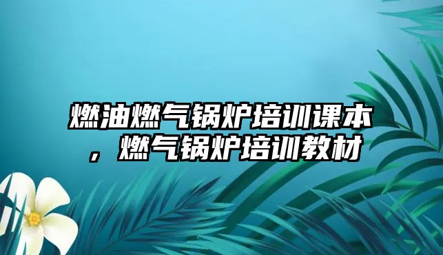 燃油燃?xì)忮仩t培訓(xùn)課本，燃?xì)忮仩t培訓(xùn)教材