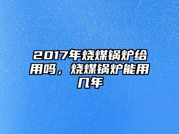 2017年燒煤鍋爐給用嗎，燒煤鍋爐能用幾年