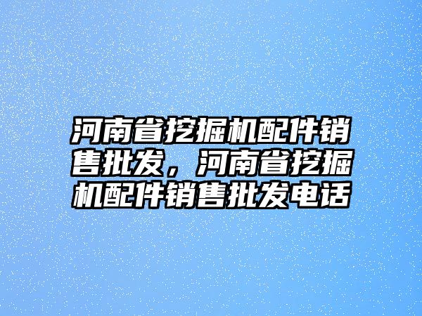 河南省挖掘機(jī)配件銷(xiāo)售批發(fā)，河南省挖掘機(jī)配件銷(xiāo)售批發(fā)電話