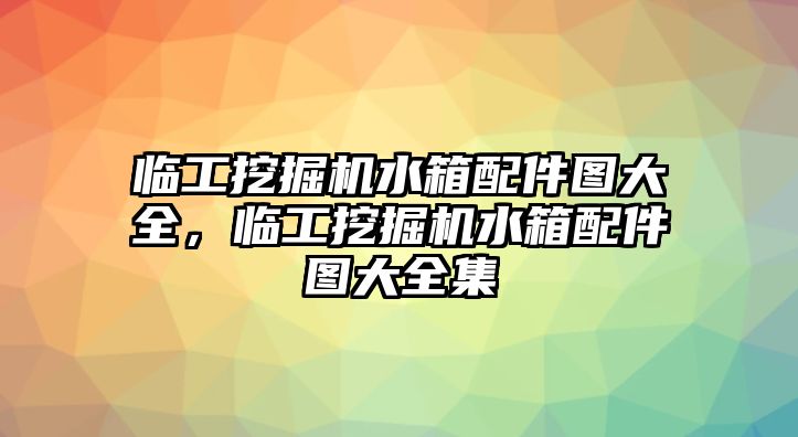 臨工挖掘機水箱配件圖大全，臨工挖掘機水箱配件圖大全集