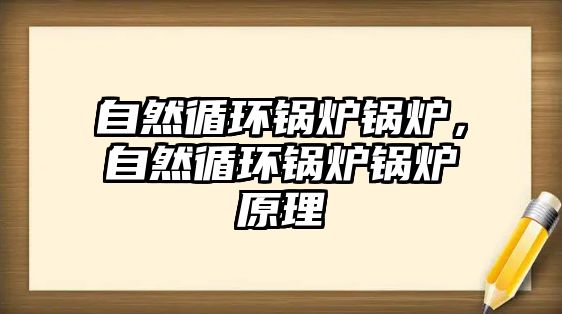 自然循環(huán)鍋爐鍋爐，自然循環(huán)鍋爐鍋爐原理