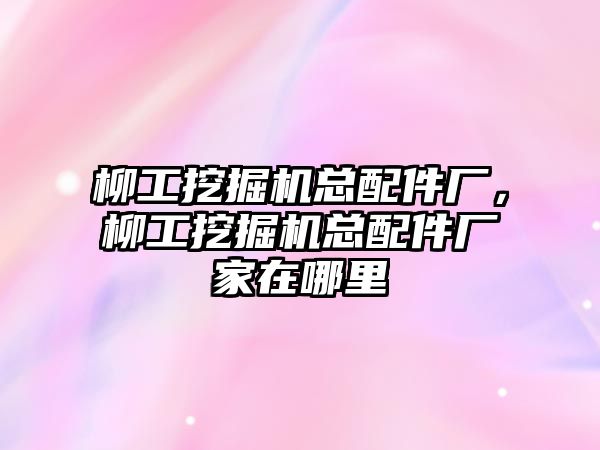 柳工挖掘機總配件廠，柳工挖掘機總配件廠家在哪里