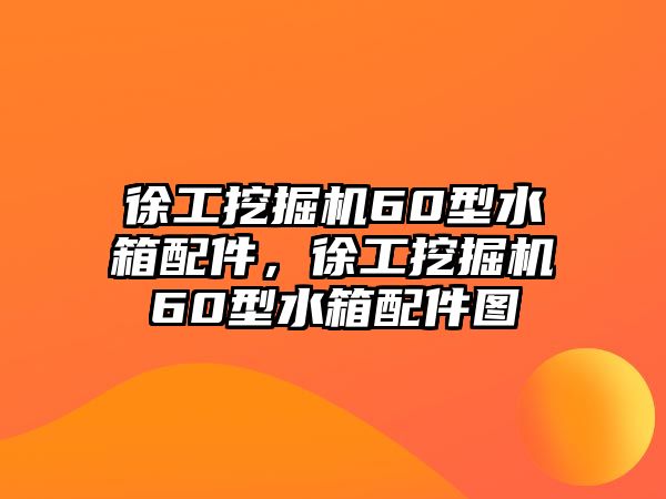 徐工挖掘機(jī)60型水箱配件，徐工挖掘機(jī)60型水箱配件圖