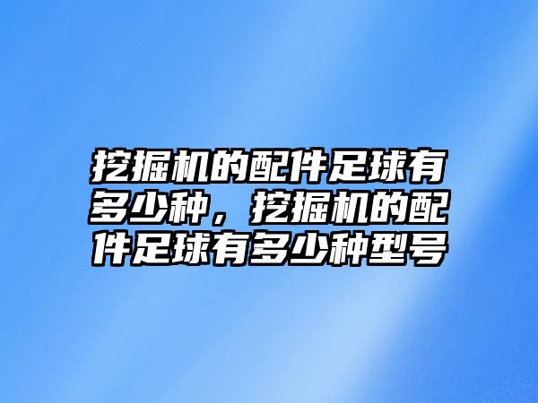 挖掘機(jī)的配件足球有多少種，挖掘機(jī)的配件足球有多少種型號(hào)