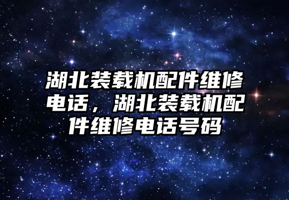 湖北裝載機(jī)配件維修電話，湖北裝載機(jī)配件維修電話號碼