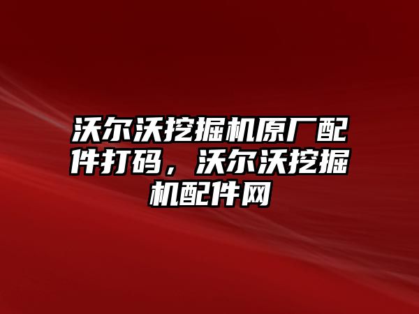 沃爾沃挖掘機原廠配件打碼，沃爾沃挖掘機配件網(wǎng)