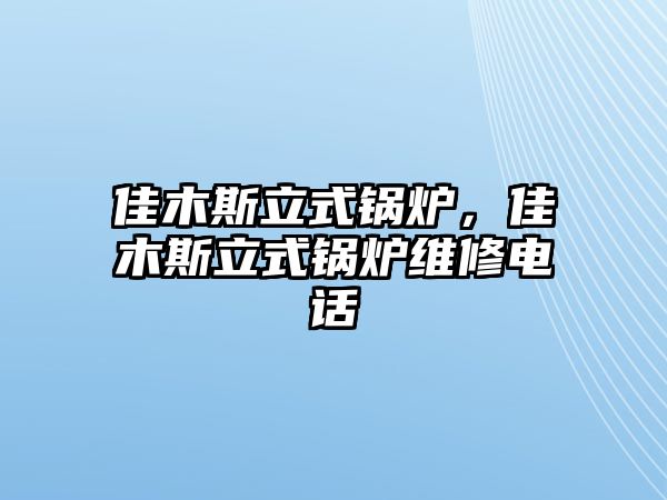 佳木斯立式鍋爐，佳木斯立式鍋爐維修電話