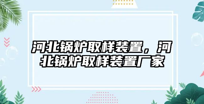 河北鍋爐取樣裝置，河北鍋爐取樣裝置廠家